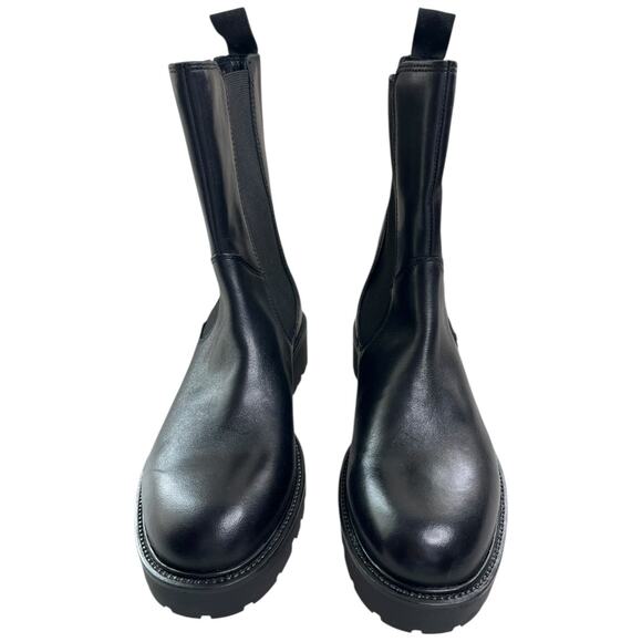 Vagabond black Kenova Boot combat leather 39 US9 Women's NWOT - Picture 4 of 10